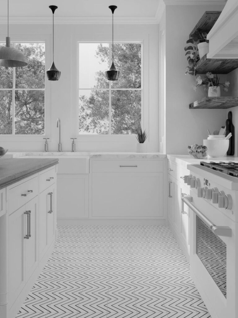 modern kitchen interior