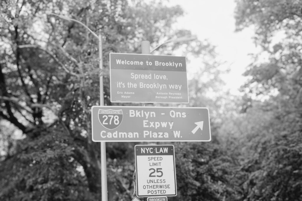 NYC Welcome to Brooklyn Sign