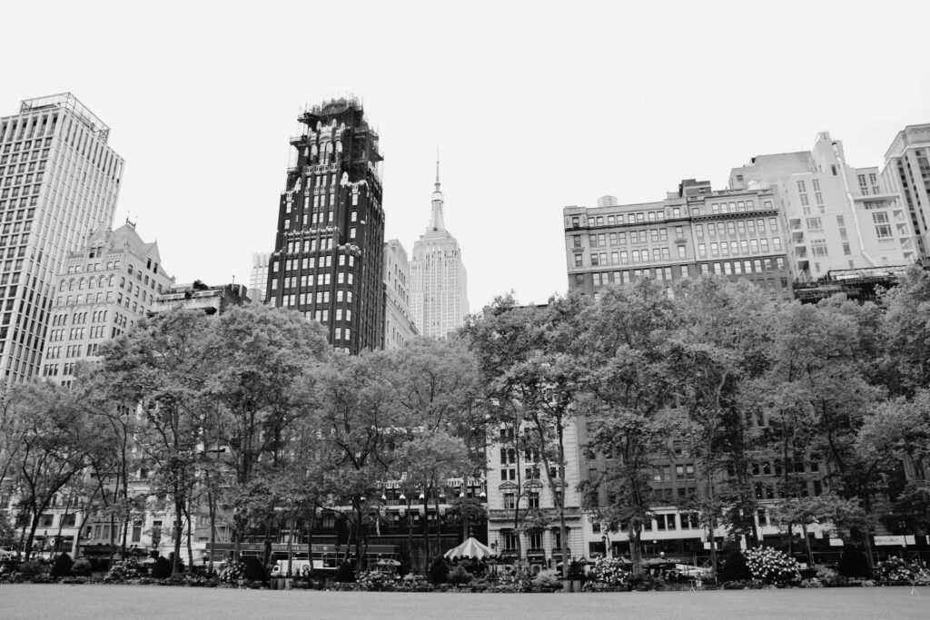 NYC Park View with Community